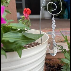 Elegant Clear Crystal Hanging Decoration